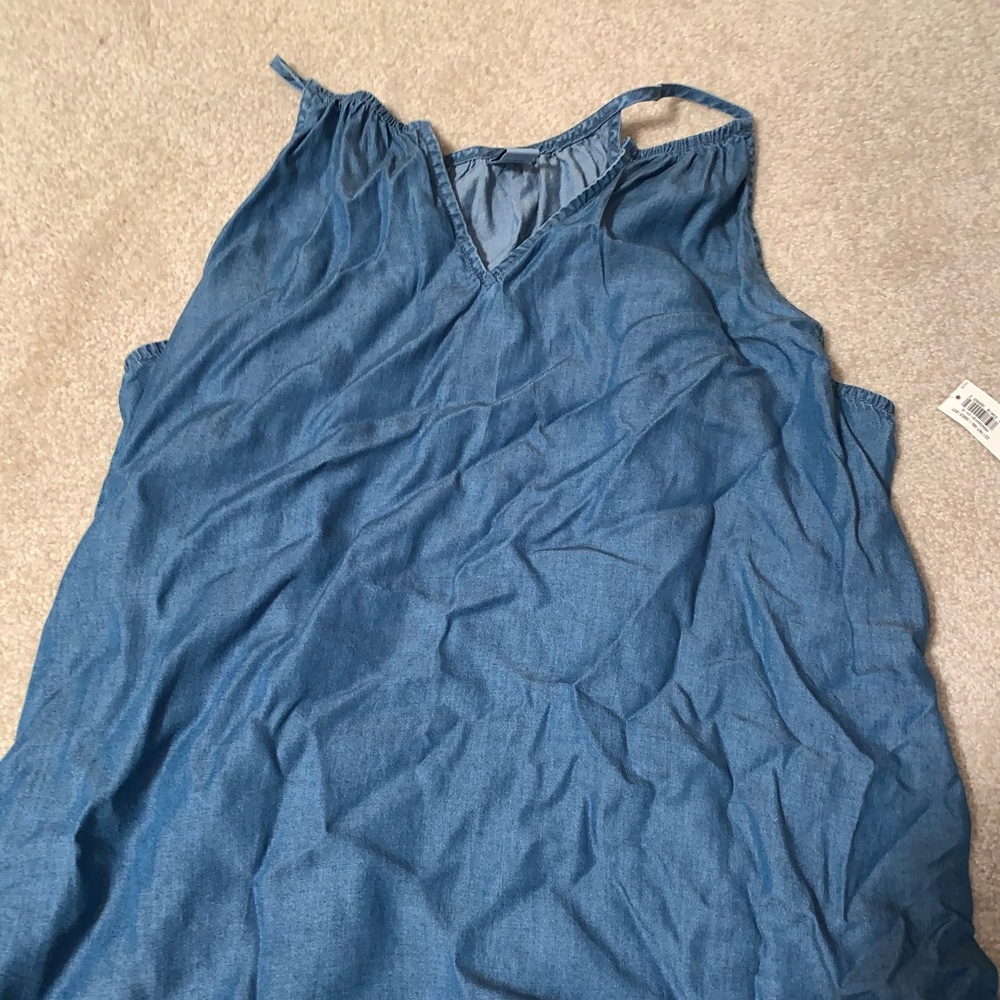 A “Denim” tank top